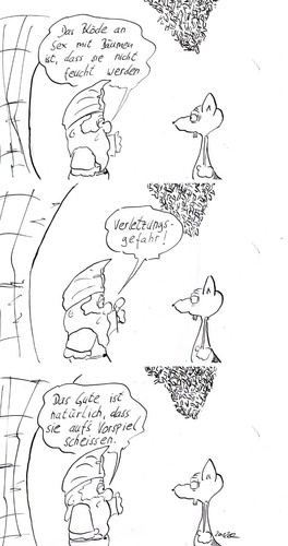 Cartoon: Sex mit Bäumen (medium) by kusubi tagged kusubi
