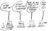 Cartoon: unterirdisch (small) by kusubi tagged tod freidhof