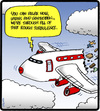 Cartoon: Broken Plane (small) by cartertoons tagged travel,transportation,airplanes,airport,air,accidents