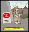 Cartoon: Caveman Promotional (small) by cartertoons tagged caveman,sales,promotional,prehistoric,cave