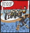 Cartoon: Orchestra crowd surfing (small) by cartertoons tagged orchestra,music,crowd,surf,audience,stage
