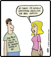Cartoon: Premium Offer (small) by cartertoons tagged relationship,shirt,offer,wife,husband