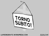 Cartoon: Torno subito (small) by sdrummelo tagged crocefisso,in,aula,torno,subito,sentenza,europea,vaticano