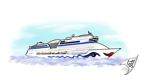 Cartoon: AIDAmar 2012 (medium) by swenson tagged ship,club,schiff,aida,aidacrusis,mar,blu,sol,holliday,urlaub