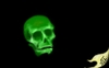 Cartoon: the green 3-S (small) by swenson tagged skull,schädel,totenkopf,schwert,sword,säbel,ship,schiff,pirat