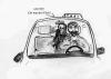 Cartoon: Wackelelvis (small) by swenson tagged elvis,taxi,tod,dath