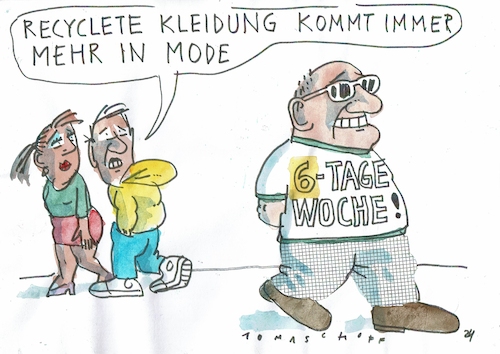 Cartoon: Arbeitszeit (medium) by Jan Tomaschoff tagged arbeitszeit,fachkräftemangel,arbeitszeit,fachkräftemangel