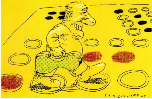 Cartoon: Banker (medium) by Jan Tomaschoff tagged banker