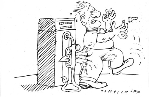 Cartoon: benzin (medium) by Jan Tomaschoff tagged benzin,sprit,tankstelle,kosten,pleite,benzin,sprit,kosten,tankstelle,pleite