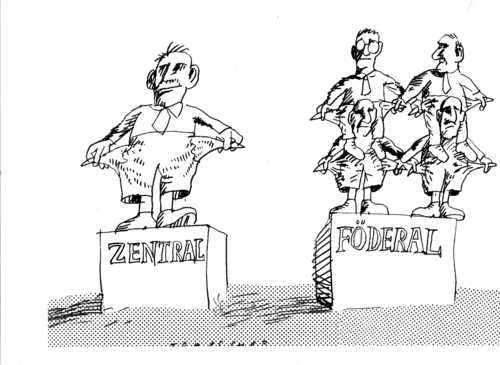 Cartoon: Bund und Länder (medium) by Jan Tomaschoff tagged staatsverschuldung,staatsverschuldung,schulden,finanzkrise,wirtschaftskrise,pleite