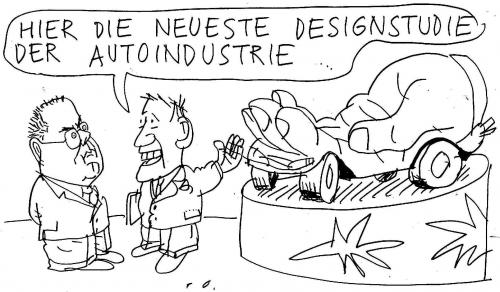 Cartoon: Car Design (medium) by Jan Tomaschoff tagged autoindustrie,absatzkrise,wirtschaftskrise,rezession,verkaufszahlen,konjunktur,schlüsselindustrie,abschwung