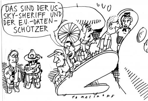 Cartoon: Datenschutz (medium) by Jan Tomaschoff tagged eu,datenschutz