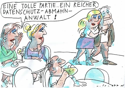 Cartoon: Datenschutz (medium) by Jan Tomaschoff tagged datenschutz,gesetz,datenschutz,gesetz