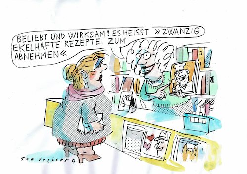 Cartoon: Diät (medium) by Jan Tomaschoff tagged übergewicht,übergewicht
