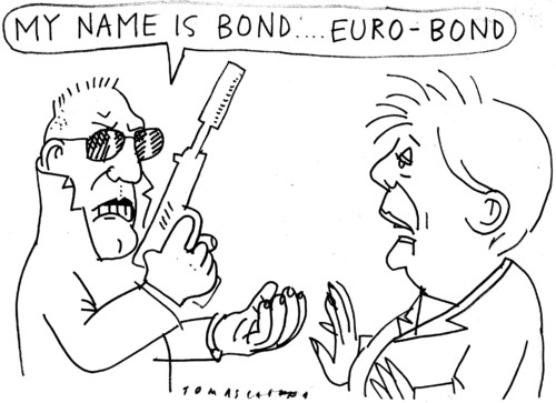 Cartoon: Eurobond (medium) by Jan Tomaschoff tagged eurobond