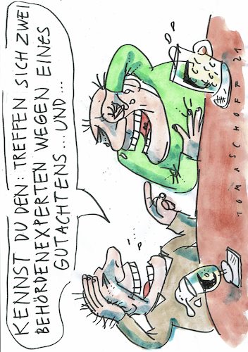 Cartoon: Experten (medium) by Jan Tomaschoff tagged experten,berater,fehlprognosen,experten,berater,fehlprognosen