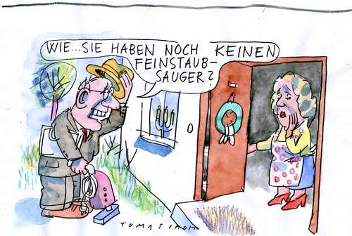 Cartoon: Feinstaub (medium) by Jan Tomaschoff tagged feinstaub