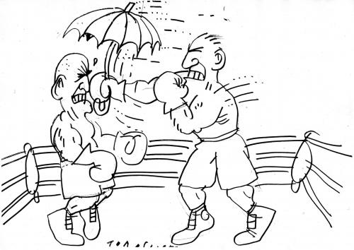 Cartoon: Fight (medium) by Jan Tomaschoff tagged fight