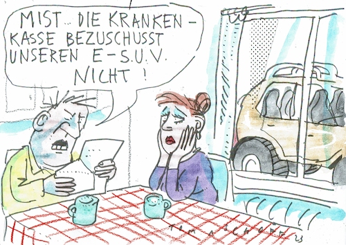 Cartoon: Finanzen (medium) by Jan Tomaschoff tagged gesundheit,umwelt,zuschüsse,schuldenbremse,gesundheit,umwelt,zuschüsse,schuldenbremse