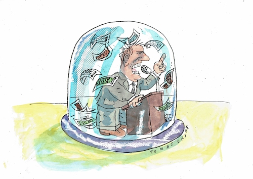 Cartoon: Geld (medium) by Jan Tomaschoff tagged politiker,geld,haushalt,staatsschulden,politiker,geld,haushalt,staatsschulden