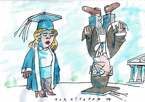 Cartoon: gender (medium) by Jan Tomaschoff tagged akademiker,gender,akademiker,gender