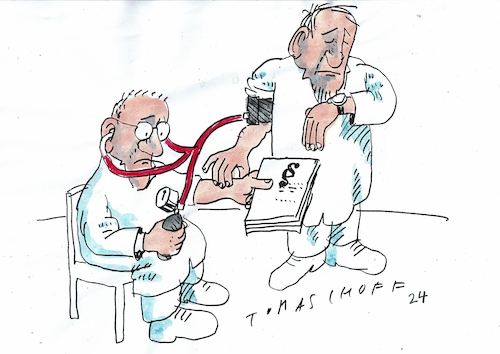 Cartoon: Gesundheitsgesetz (medium) by Jan Tomaschoff tagged gesundheit,ärzte,gesetze,gesundheit,ärzte,gesetze