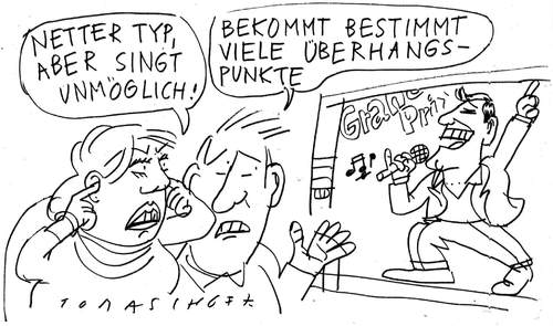 Cartoon: Grand Prix (medium) by Jan Tomaschoff tagged überhangmandate,wahlen