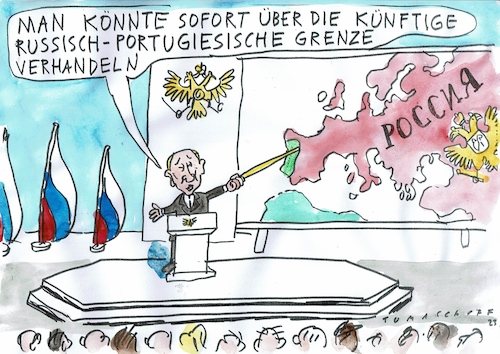 Cartoon: Grenze (medium) by Jan Tomaschoff tagged putin,krieg,russland,grenzverschiebungen,putin,krieg,russland,grenzverschiebungen
