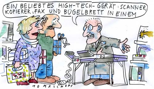 Cartoon: Hi Tech (medium) by Jan Tomaschoff tagged hi,tech,equipment