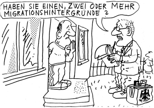 Cartoon: Hintergrund (medium) by Jan Tomaschoff tagged migration,migration