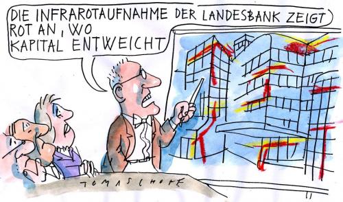 Cartoon: Infrarot (medium) by Jan Tomaschoff tagged banken,kapital,