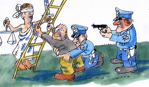 Cartoon: Justiz (medium) by Jan Tomaschoff tagged justiz,justice