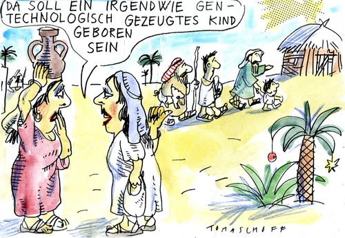 Cartoon: Kind (medium) by Jan Tomaschoff tagged weihnachten,weihnachten