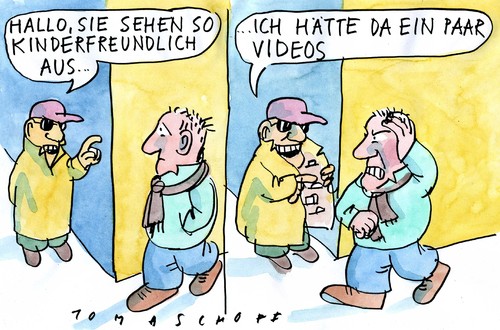 Cartoon: Kinderfeindliches Deutschland (medium) by Jan Tomaschoff tagged kinderfeindlich,deutschland,kinderfeindlich,deutschland,kinder,familie