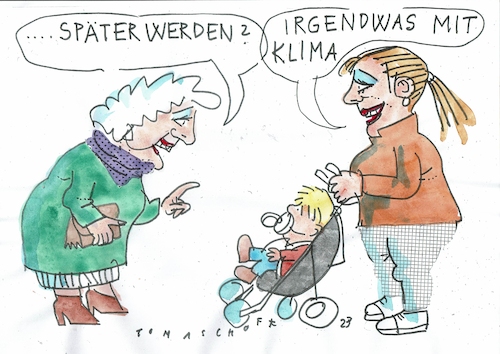 Cartoon: Klima (medium) by Jan Tomaschoff tagged beruf,klima,phrasen,beruf,klima,phrasen