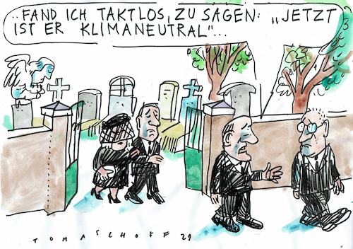 Cartoon: klimaneutral (medium) by Jan Tomaschoff tagged klima,mensch,energieverbrauch,klima,mensch,energieverbrauch