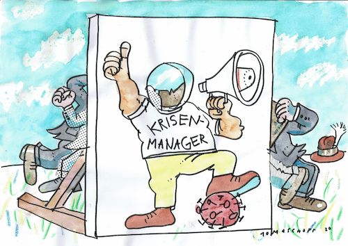 Cartoon: Manager (medium) by Jan Tomaschoff tagged corona,krise,cdu,kandidatensuche,corona,krise,cdu,kandidatensuche