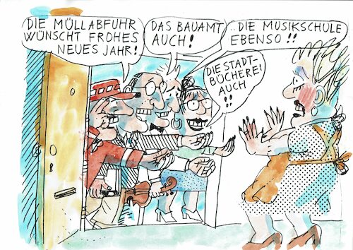 Cartoon: Neujahr2 (medium) by Jan Tomaschoff tagged gebühren,steuern,enrgie,teuerung,gebühren,steuern,enrgie,teuerung