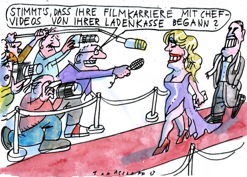 Cartoon: no (medium) by Jan Tomaschoff tagged videoüberwachung,videoüberwachung