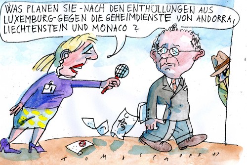 Cartoon: no (medium) by Jan Tomaschoff tagged service,secret,secret,service