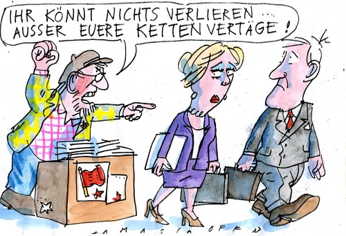 Cartoon: no (medium) by Jan Tomaschoff tagged jobs,economy,jobs,economy