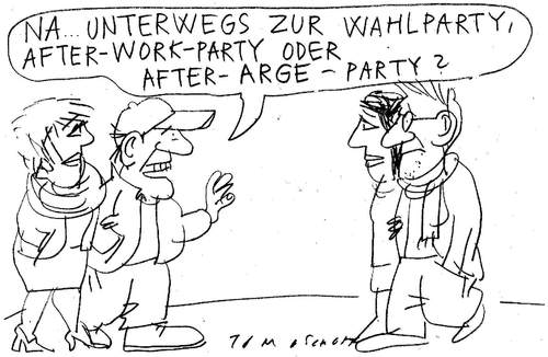 Cartoon: Party (medium) by Jan Tomaschoff tagged party,wahlen