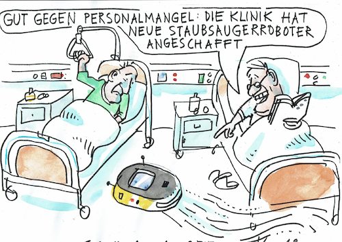 Cartoon: Personal (medium) by Jan Tomaschoff tagged pflegenotstand,gesundheitswesen,pflegenotstand,gesundheitswesen