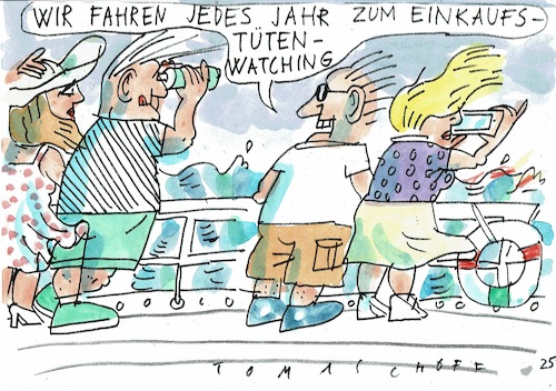Cartoon: Plastik (medium) by Jan Tomaschoff tagged plastik,umwelt,meer,tüten,plastik,umwelt,meer,tüten