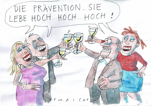 Cartoon: Prävention (medium) by Jan Tomaschoff tagged gesundheit,vorbeugung,alkohol,gesundheit,vorbeugung,alkohol