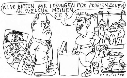 Cartoon: Problemzonen (medium) by Jan Tomaschoff tagged steinbrück