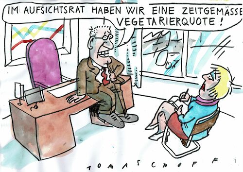 Cartoon: Quote (medium) by Jan Tomaschoff tagged quote,minderheiten,frauen,quote,minderheiten,frauen