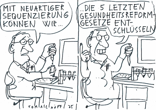 Cartoon: Reformen (medium) by Jan Tomaschoff tagged gesundheit,reformen,gesetze,gesundheit,reformen,gesetze