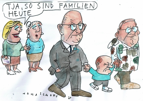 Cartoon: SPD (medium) by Jan Tomaschoff tagged spd,sscholr,pistorius,woidke,wahlen,spd,sscholr,pistorius,woidke,wahlen