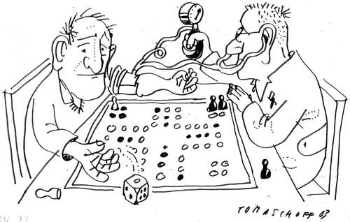 Cartoon: Spiel (medium) by Jan Tomaschoff tagged ärzte,gesundheitssytem